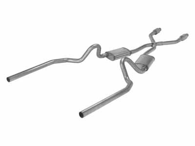 Pypes SGG912VE 2.5" Crossmember Back w/X-Pipe Exhaust System 78-88 GM G-Body SS / Pypes Exhaust SGG912VE Crossmember-Back Exhaust