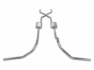 Pypes SGT78S 2.5" Crossmember Back w/H-Pipe Exhaust System 67-74 GM Split Rear Dual Exit 2.5-inch / Pypes Exhaust SGT78S Crossmember-Back Exhaust