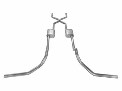 Pypes SGT978E 1975-1987 GM C15 Truck 2.5" Crossmember Back With H-Bomb H-Pipe Exhaust With Cats / Pypes Exhaust SGT978E Crossmember-Back Exhaust