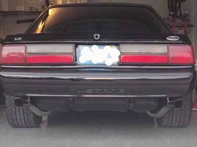 Pypes Exhaust TFM15 1986-1993 Mustang 3 Inch Tailpipe Exhaust Kit 304 Polished Stainless Steel / Pypes Performance Exhaust TFM15 Exhaust Tail Pipe