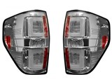 Recon 264168CL CLEAR LED Tail Lights 2009-2014 Ford F-150 & F-150 SVT Raptor / 