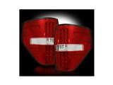 Recon 264168RD RED LED Tail Lights 2009-2014 Ford F-150 & F-150 SVT Raptor / 