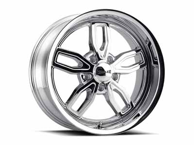 Ridler Wheels 608-2865C 608 CH 20x8.5 Chrome 5 On 114.3 Bolt Pattern 0 Offset / Ridler Wheels 608-2865C 20-Inch Wheel