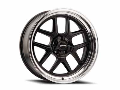 Ridler Wheels 610-2165MB 610 MB 20x10 Matte Black Polished Lip 5 On 114.3 Bolt Pattern Offset / Ridler Wheels 610-2165MB 20-Inch Wheel