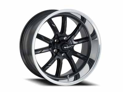 Ridler Wheels 650-2812MB30 650 MB 20x8.5 Matte Black Polished Lip 5 On 120 Bolt Pattern 30 Offset / Ridler Wheels 650-2812MB30 20-Inch Wheel