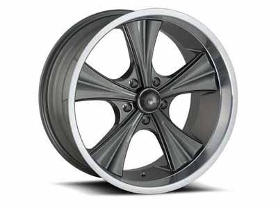 Ridler Wheels 651-2173G 651 GY 20x10 Grey Machined Lip 5 On 127 Bolt Pattern 0 Offset / Ridler Wheels 651-2173G 20-Inch Wheel
