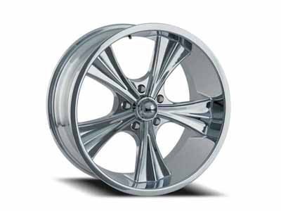 Ridler Wheels 651-8965C 651 CH 18x9.5 Chrome 5 On 114.3 Bolt Pattern 0 Offset / Ridler Wheels 651-8965C 18-Inch Wheel
