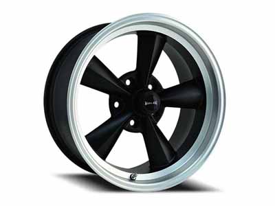 Ridler Wheels 675-7861MB 675 MB 17x8 Matte Black Machined Lip 5 On 120.65 Bolt Pattern 0 Offset / Ridler Wheels 675-7861MB 17-Inch Wheel