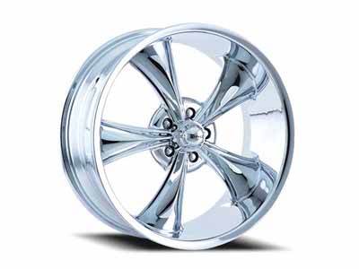 Ridler Wheels 695-7865C 695 CH 17x8 Chrome 5 On 114.3 Bolt Pattern 0 Offset / Ridler Wheels 695-7865C 17-Inch Wheel