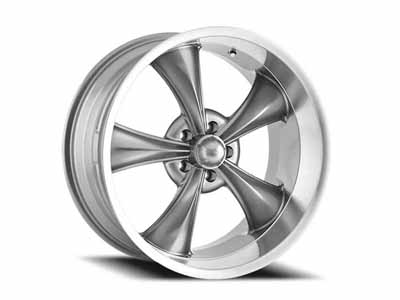 Ridler Wheels 695-8873G 695 GY 18x8 Grey Machined Lip 5 On 127 Bolt Pattern 0 Offset / Ridler Wheels 695-8873G 18-Inch Wheel