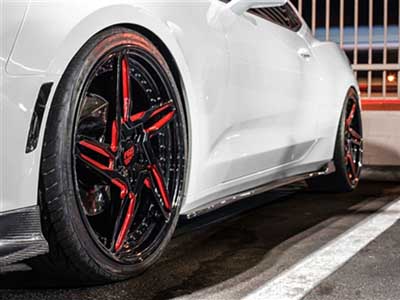 RK Sport 40014140 Carbon Fiber Side Skirts fits 2016-2022 Chevrolet Camaro / RK Sport 40014140 16-Up CF Camaro Side Skirts