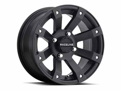 Raceline Wheels A7927011-25 12x7 Scorpion UTV A79 Satin Black -47 Offset 4x110 BP 83.8 Bore / Raceline Wheels A7927011-25 12-Inch Wheel