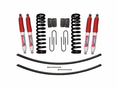 Skyjacker 179PK-N Lift Kit w/Shock Nitro Shocks 9" Lift Rear U-Bolt Kit Rear Block / Skyjacker 179PK-N Lift Kit