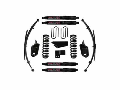 Skyjacker 184BKS-B Lift Kit w/Shock Black MAX Shocks 4" Lift / Skyjacker 184BKS-B Lift Kit