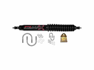Skyjacker 8110 Steering Stabilizer Single Kit Black Single Kit For Use w/Straight Axle / Skyjacker 8110 Steering Stabilizer Kit