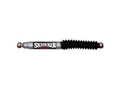 Skyjacker 9000 Steering Stabilizer Extended 23.9" Collapsed Length 14.35" Silver w/Black Boot / Skyjacker 9000 Steering Stabilizer
