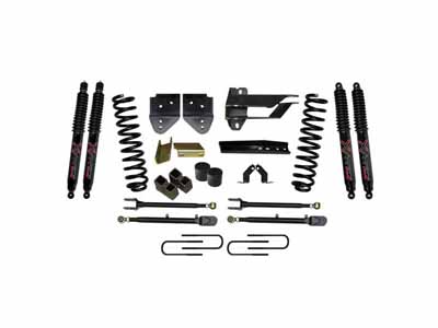 Skyjacker F174024K-B 4" Lift Kit w/Adjustable 4-Links with Black Max Shocks for 17-19 F250 / Skyjacker F174024K-B Lift Kit