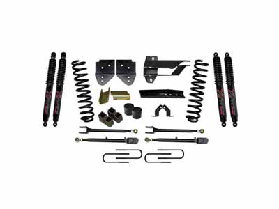 Skyjacker F174024K3-B 4" Lift Kit w/Adjustable 4-Links with Black Max Shocks for 17-19 F350 / Skyjacker F174024K3-B Lift Kit
