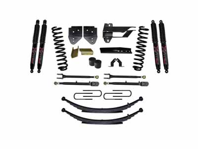 Skyjacker F174524KS-B 4" Lift Adjustable 4-Links and Black Max Shocks for 17-19 F250/F350 Diesel / Skyjacker F174524KS-B Lift Kit