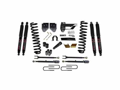 Skyjacker F176024K-B 6" Lift Kit w/Adjustable 4-Links with Black Max Shocks for 17-19 F250 / Skyjacker F176024K-B Lift Kit