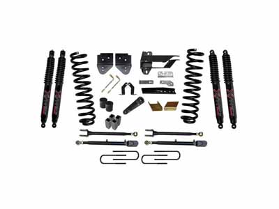 Skyjacker F176524K3-B 6" Lift Kit w/Adjustable 4-Links & Black Max 8500 Shocks for 17-19 F350 / Skyjacker F176524K3-B Lift Kit