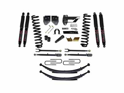 Skyjacker F176524KS-B 6" Lift Kit Adjustable 4-Links and Black Max Shocks for 17-19 F250/F350 Diesel / Skyjacker F176524KS-B Lift Kit