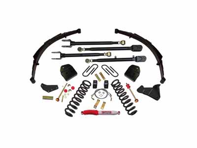 Skyjacker F54024KS 4" Lift Kit Class II 4-Link Conversion System 05-07 Ford F250 Super Duty / Skyjacker F54024KS Lift Kit