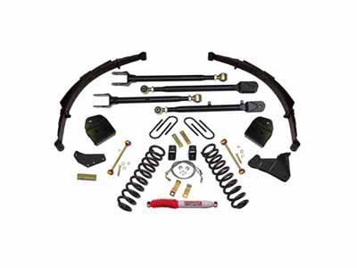 Skyjacker F84024KS 4" Lift Kit Kit with Softride Coil Springs 4-Link Conversion 08-10 F250 / Skyjacker F84024KS Lift Kit