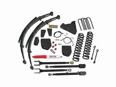 Skyjacker F8802KS 8.5" Lift Kit 4-Link Includes Front/Rear Coil Springs Rear Shocks 08-10 F250 / Skyjacker F8802KS Lift Kit
