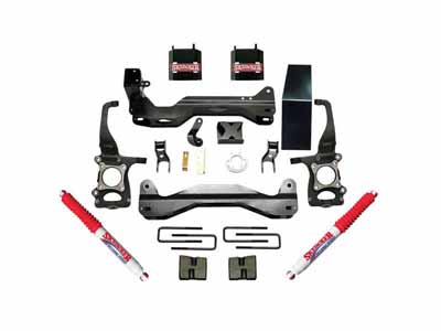 Skyjacker F945BKH-R 4.5" Lift Kit 09-14 F150 Includes 2 Hydro Shocks/Coil Spring Spacers Red Boot / Skyjacker F945BKH-R Lift Kit
