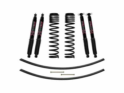 Skyjacker JC301BPBLT 3" Lift Kit with Black Max Shocks for 84-01 Cherokee XJ / Skyjacker JC301BPBLT Lift Kit