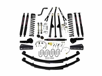 Skyjacker JC4258KSBLT 4.5" Lift with Black Max Shocks for 84-01 Cherokee XJ / Skyjacker JC4258KSBLT Lift Kit