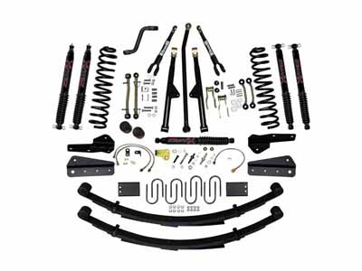Skyjacker JC6258KSBLT 6" Lift 84-01 Cherokee XJ Sys Black Max Shocks / Skyjacker JC6258KSBLT Lift Kit