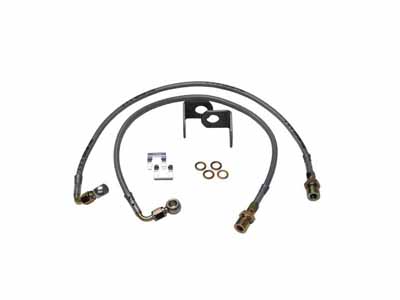Skyjacker JKFBL60 Jeep JK Stainless Steel Brake Line 07-18 Wrangler JK Front Lift Height 4-7" Pair / Skyjacker JKFBL60 Brake Hose Kit