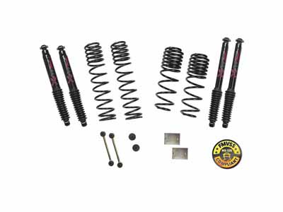 Skyjacker JL15RBPBLT 1-1.5" Lift Kit with Black Max Shocks for 18-19 Wrangler Unlimited Rubicon / Skyjacker JL15RBPBLT Lift Kit