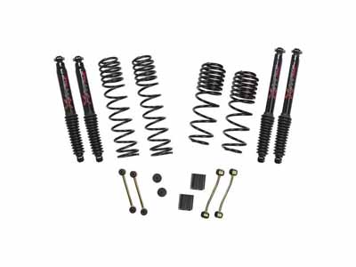 Skyjacker JL25BPBLTD 2.5" Dual Rate Long Travel Lift w/ Black Max Shocks for 2020 Wrangler JL Diesel / Skyjacker JL25BPBLTD Lift Kit