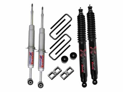 Skyjacker TC536STBB 3" Lift Kit with Black Max Shocks for 16-19 Toyota Tacoma Rear Black Max Shocks / Skyjacker TC536STBB Lift Kit