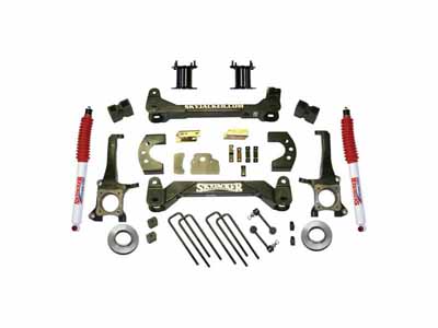 Skyjacker TU760BKH-R 6" Lift Kit 07-19 Tundra Includes 2 Hydro Shocks/Coil Spring Spacers Red Boot / Skyjacker TU760BKH-R Lift Kit