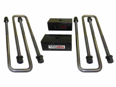 SuspensionMAXX SMX-156015 Rear HD Block & U-Bolt Lift Kit 1.5" For 2011-2025 GM HD 2/4WD / SuspensionMAXX SMX-156015 Lift Blocks