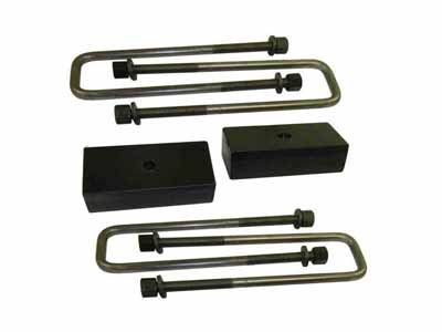SuspensionMAXX SMX-157720 HD Lift Block & U-Bolt Kit 2.0" For 2015-2018 Sierra Denali 1500 4x4 / SuspensionMAXX SMX-157720 Lift Blocks