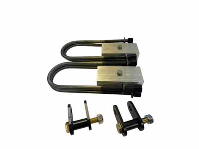 SuspensionMAXX SMX-159915 1.5" Mono Leaf Rear Block Leaf Spring U Bolt Kit For 2024-2025 GM 1500 / SuspensionMAXX SMX-159915 Leaf Spring Axle U-Bolt