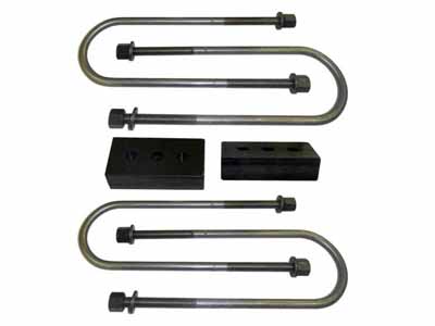 SuspensionMAXX SMX-162020 HD Rear Block & U-Bolt Kit 2" for 2004-2013 F150 4x4 / SuspensionMAXX SMX-162020 Lift Blocks