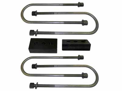 SuspensionMAXX SMX-174615 Rear HD Block & U-Bolt Lift Kit 1.5" For 2003-2013 Ram 3500 Diesel Engine / SuspensionMAXX SMX-174615 Lift Blocks