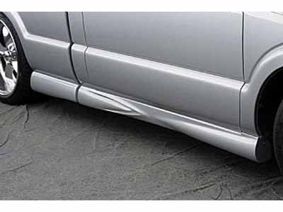 Street Scene 950-70185 1994-2004 S10 / Sonoma Extended Cab Short Bed Pickup Side Skirts / Street Scene 950-70185 Side Skirts