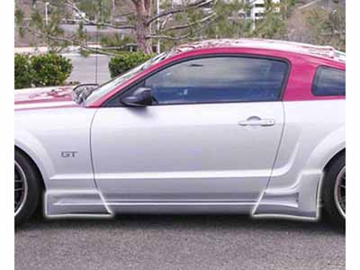 Street Scene 950-70768 2005-2009 Ford Mustang Generation 3 Side Skirt / Street Scene 950-70768 Side Skirts
