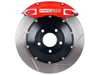 StopTech 83.192.6700.71 2010-2013 Camaro V6 Front Big Brake Kit 4-Piston Slotted Rotors Red / StopTech 83.192.6700.71 Front Big Brake Kit