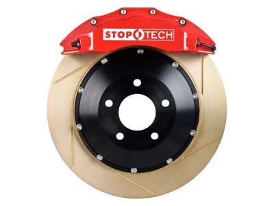 StopTech 83.193.6700.73 2010-2013 Camaro SS Big Brake Kit 6-Piston Zinc Slotted 355mm Rotors Red Frt / StopTech 83.193.6700.73 Front Big Brake Kit