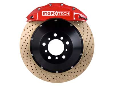 StopTech 83.193.6800.74 2010-2013 Camaro SS Big Brake Kit 6-Piston Zinc Drilled 380mm Rotors Red Frt / StopTech 83.193.6800.74 Front Big Brake Kit