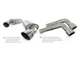 Stainless Works C6CB3S Chevrolet Corvette C6 Axle-Back 3" Exhaust System / Stainless Works C6CB3S