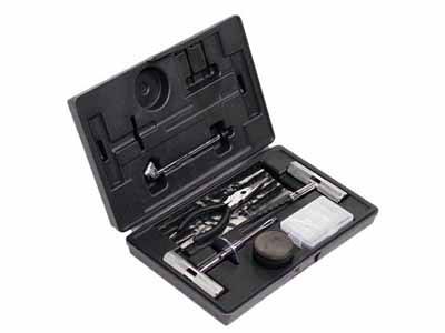 Up Down Air 12030001 Tire Repair Kit 53 Piece Kit With Black Storage Box / Up Down Air 12030001 Tire Repair Kit